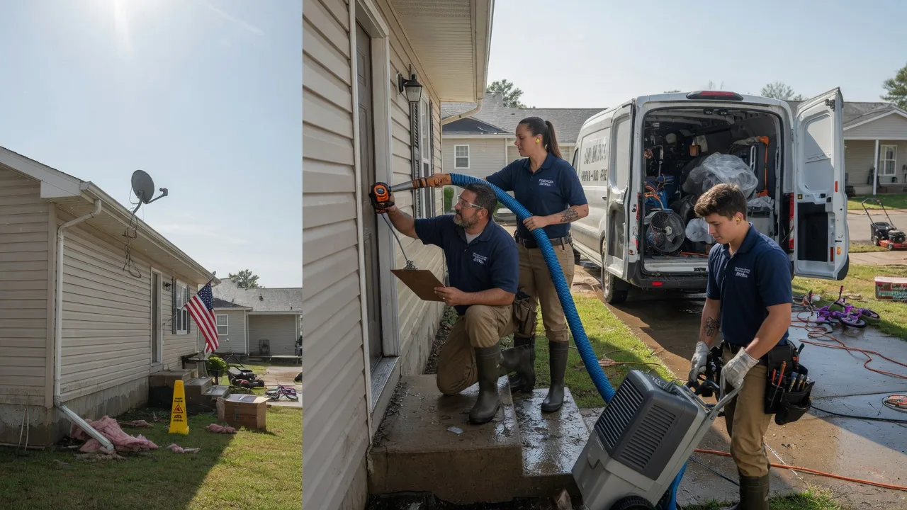 Ceiling Water Damage Restoration in Blue Rock, OH near me